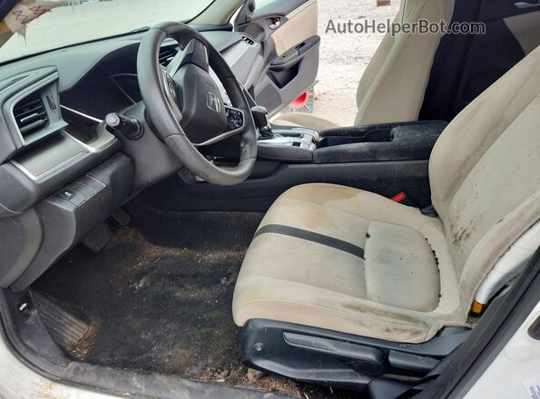 19XFC2F77JE001091 2018 HONDA CIVIC Белый Вид панели приборов