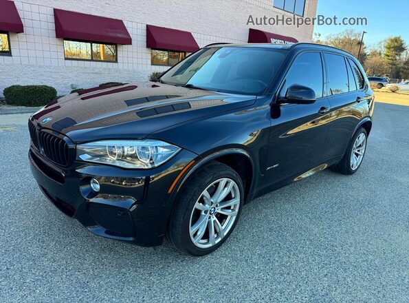 5UXKR6C55J0U15260 2018 BMW X5 Черный Задняя правая четверть