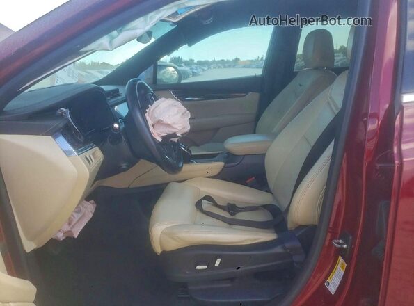 1GYKNARS6HZ138356 2017 CADILLAC XT5 Red Vista del salpicadero