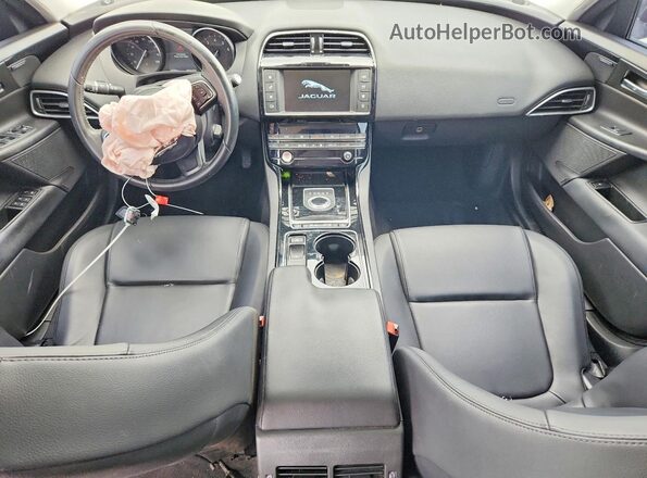 SAJAD4BG4HA970001 2017 JAGUAR XF Black წინა პანელის ხედი