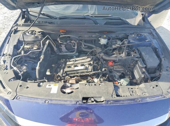 1HGCV1F16JA069423 2018 HONDA ACCORD Blue Engine compartment view