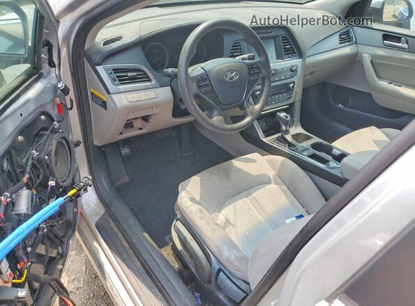 KMHE24L16HA058045 2017 HYUNDAI SONATA Серебряный Вид щитка приборов
