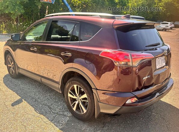 2T3RFREV5HW659357 2017 TOYOTA RAV4 Бордовый Задняя правая четверть