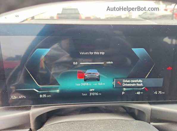 WBY73AW06PFP91742 2023 BMW I4 Gray უკანა სავარძლების ხედი