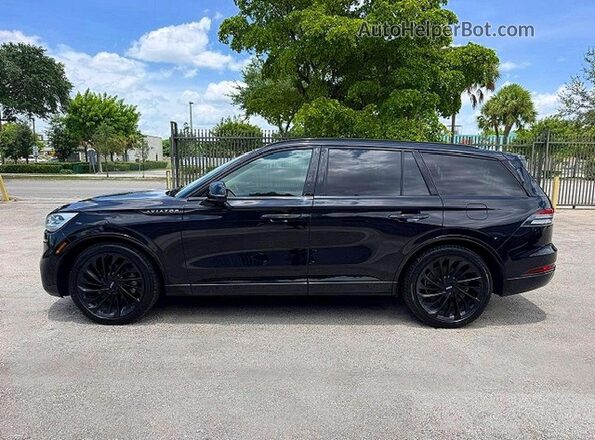 5LM5J7XC3NGL14700 2022 LINCOLN AVIATOR Black VIN sticker view