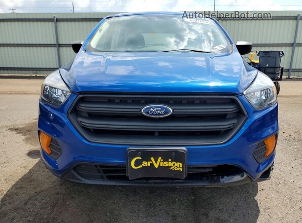 1FMCU0F78KUB49494 2019 FORD ESCAPE Blue Rear view