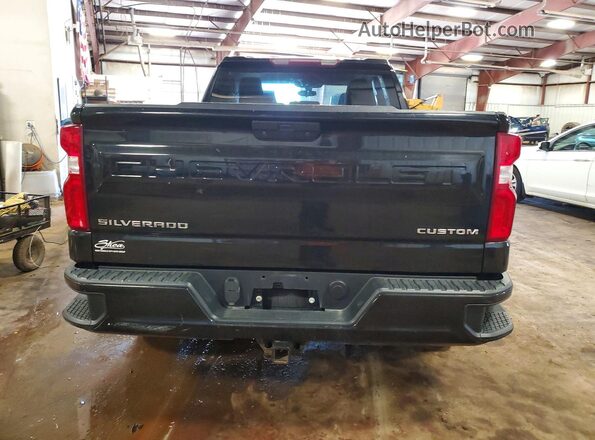 1GCRYBEK2LZ202389 2020 CHEVROLET SILVERADO Black Widok wnętrza z przodu