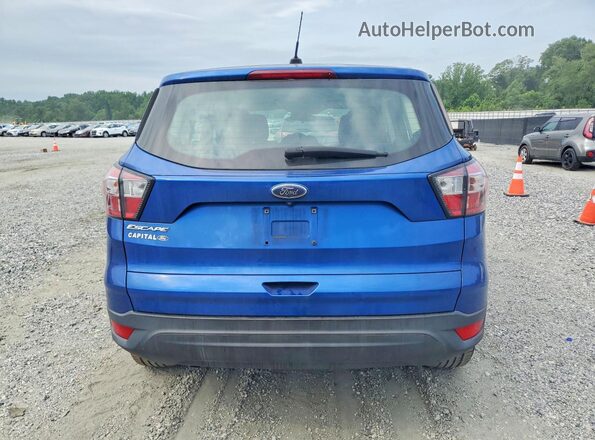 1FMCU0F77JUC73139 2018 FORD ESCAPE Blue წინა სალონის ხედი