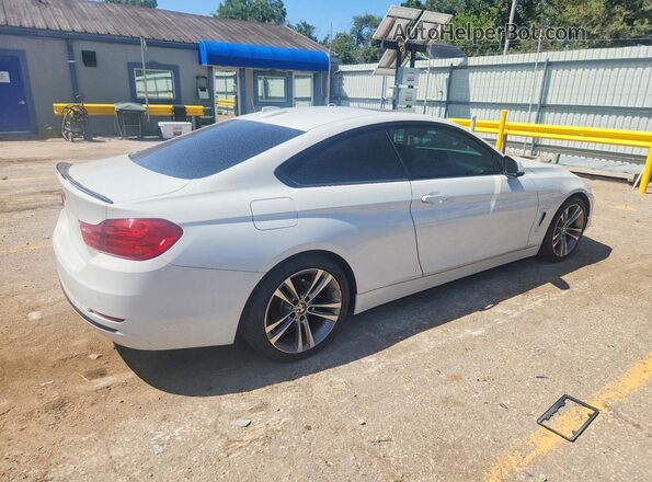 WBA3N7C51GK225750 2016 BMW 4 SERIES White Front right