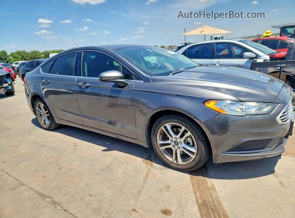 3FA6P0HD7JR176550 2018 FORD FUSION Gray Front view