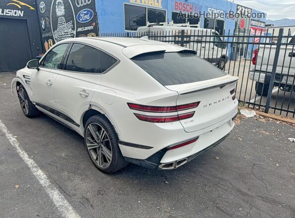 KMUJBESC8SU248184 2025 GENESIS GV80 White წინა მარჯვენა