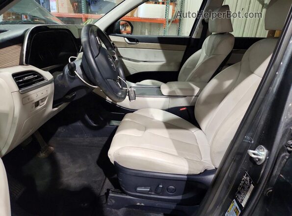 KM8R4DHE4NU415336 2022 HYUNDAI PALISADE Gray Vista del salpicadero