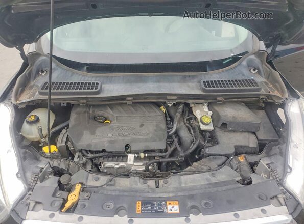 1FMCU9HD7JUC48426 2018 FORD ESCAPE Black Вид підкапотного простору