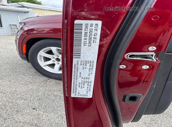 1C4SJVGJ2NS144713 2022 JEEP GRAND WAGO Burgundy Սալոնի հետևի տեսք