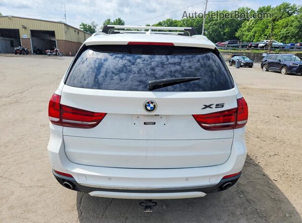 5UXKR0C56G0U08775 2016 BMW X5 Белый Вид салона спереди