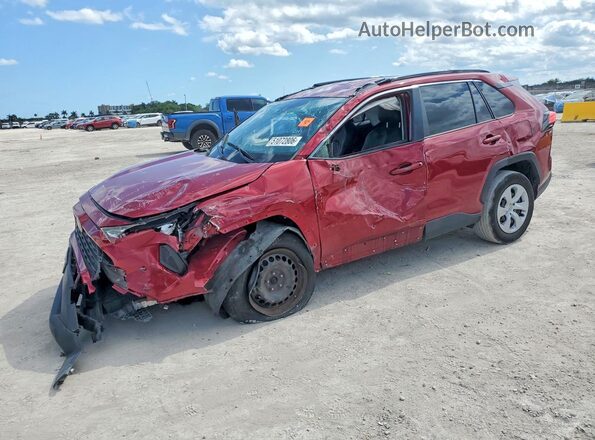 JTMH1RFV1KJ009634 2019 TOYOTA RAV4 Красный Задняя левая четверть