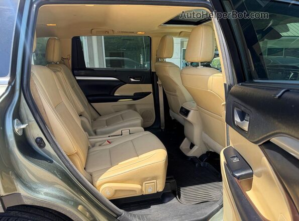 5TDJZRFH0HS457900 2017 TOYOTA HIGHLANDER Зеленый Вид сзади