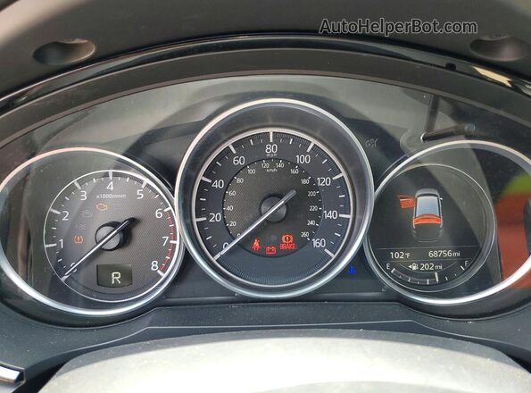 JM3TCADY5H0136640 2017 MAZDA CX-9 Blue Հետևի նստատեղերի տեսք