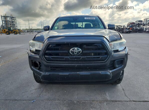 5TFAX5GN2KX157845 2019 TOYOTA TACOMA Gray უკანა ხედი