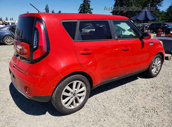 KNDJP3A51J7528196 2018 KIA SOUL Красный Передняя правая четверть