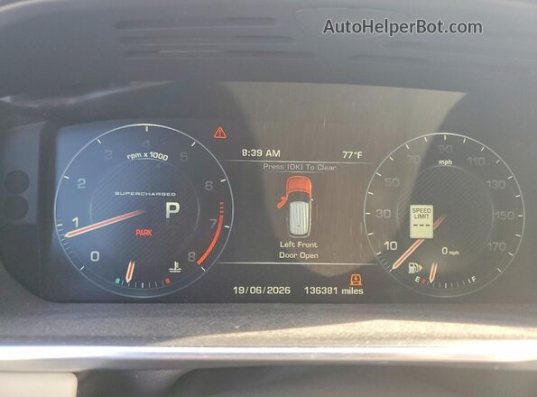 SALGV2EF7GA302164 2016 LAND ROVER RANGE Black უკანა სავარძლების ხედი
