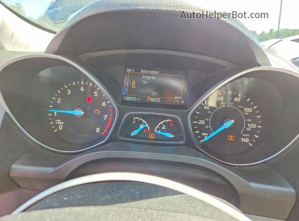 1FMCU9GD4HUD14071 2017 FORD ESCAPE Black Հետևի նստատեղերի տեսք