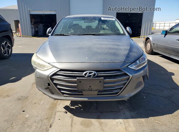KMHD84LF1HU148384 2017 HYUNDAI ELANTRA Серый Вид сзади