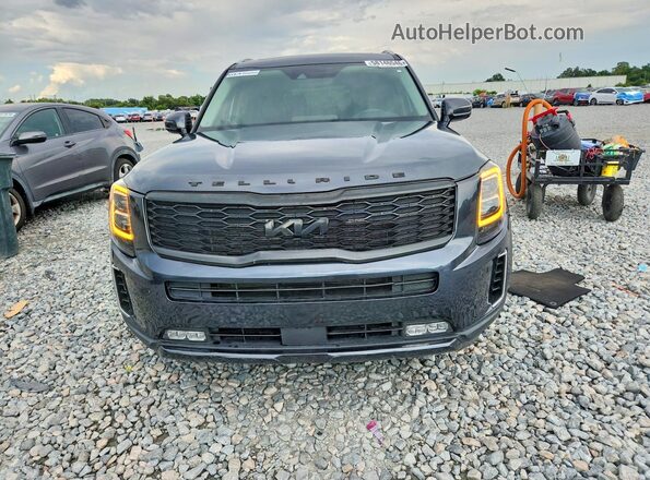 5XYP5DHC8NG226715 2022 KIA TELLURIDE Gray Вид ззаду