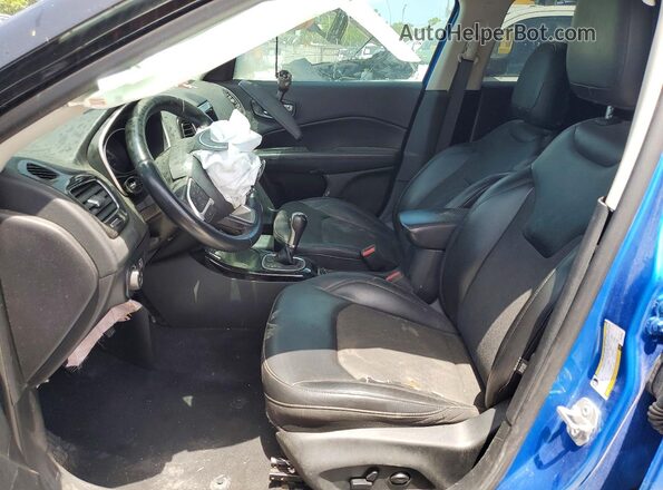 3C4NJCBB4KT676847 2019 JEEP COMPASS Blue Widok deski rozdzielczej