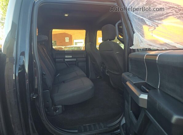 1FTEW1EP9JKF18355 2018 FORD F150 Black Vista interior delantera