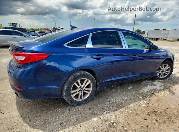 5NPE24AF2GH339561 2016 HYUNDAI SONATA Blue Front right