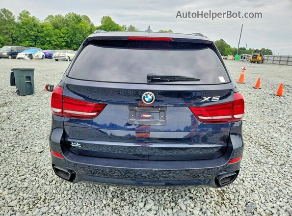 5UXKR6C50J0U14582 2018 BMW X5 Blue Սալոնի դիմացի տեսք