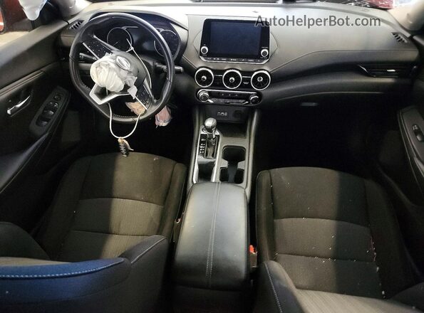 3N1AB8CV7NY298938 2022 NISSAN SENTRA Red ხელსაწყოთა პანელის ხედი