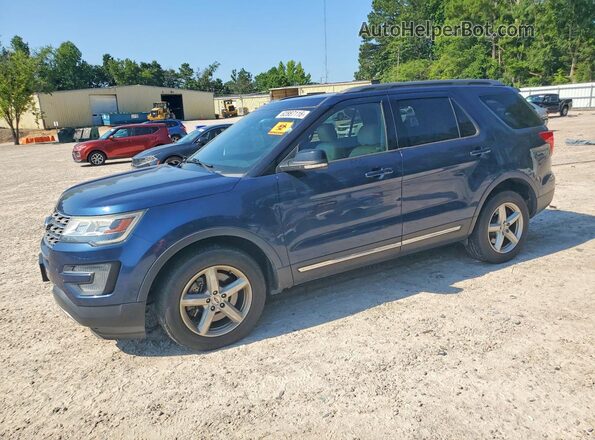 1FM5K8D80HGC60198 2017 FORD EXPLORER Blue Հետևի ձախ