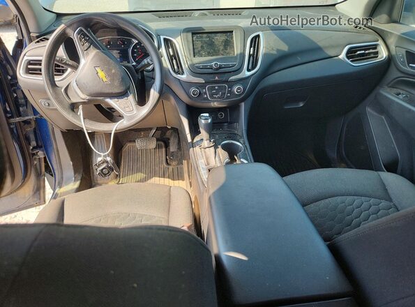 2GNAXUEV6K6233071 2019 CHEVROLET EQUINOX Синий Вид щитка приборов