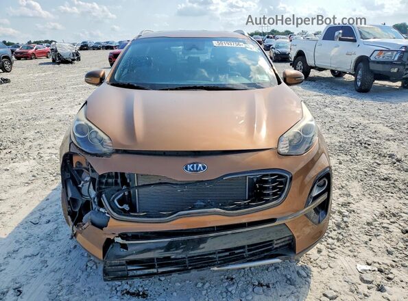 KNDP63ACXL7769690 2020 KIA SPORTAGE Коричневый Вид сзади