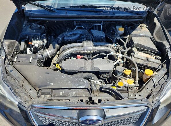 JF2GPANC2HH273264 2017 SUBARU CROSSTREK Black Շարժիչի բաժամունքի տեսք