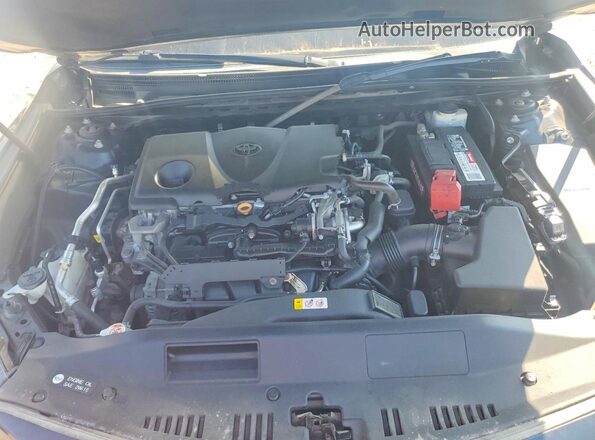 4T1B11HK7KU756160 2019 TOYOTA CAMRY Blue Вид підкапотного простору