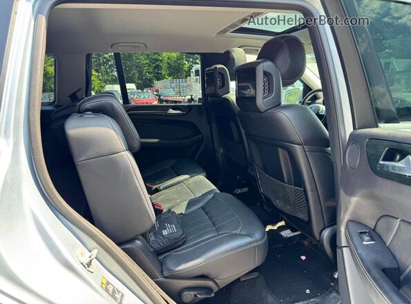 4JGDF6EE3GA668754 2016 MERCEDES-BENZ GL-CLASS Silver Rear seats view