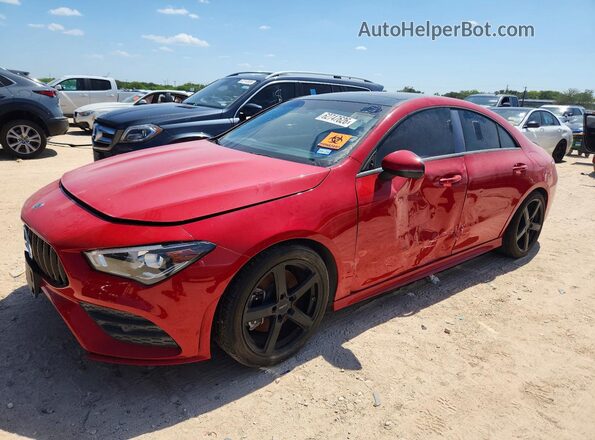 WDD5J4HB3LN033457 2020 MERCEDES-BENZ CLA-CLASS Red Հետևի ձախ