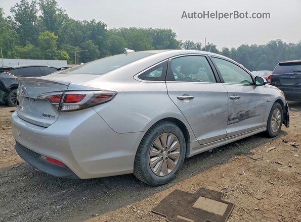 KMHE24L16HA058045 2017 HYUNDAI SONATA Серебряный Передняя правая четверть