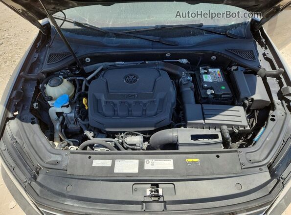 1VWLA7A3XKC009735 2019 VOLKSWAGEN PASSAT Black Вид підкапотного простору