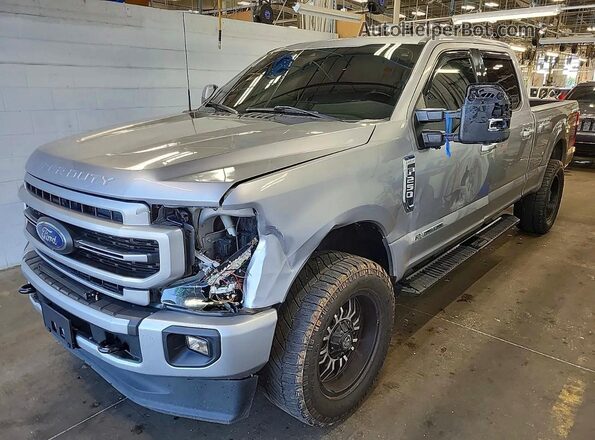 1FT8W2BTXNED04418 2022 FORD F250 Silver Հետևի աջ