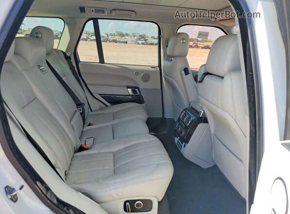 SALGS2FV8HA352619 2017 LAND ROVER RANGE White Vista interior trasera