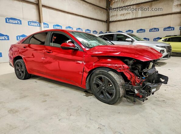 5NPLM4AG7MH000896 2021 HYUNDAI ELANTRA Red Front view