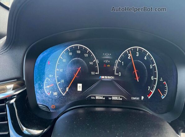 WBAJB9C53KB287994 2019 BMW M5 Black Вид задніх сидінь