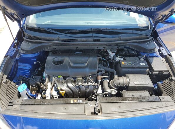3KPC24A36KE070619 2019 HYUNDAI ACCENT Blue Շարժիչի բաժամունքի տեսք