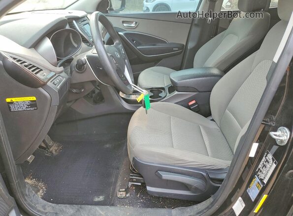 5XYZT3LB5JG545197 2018 HYUNDAI SANTA FE Black Dashboard view