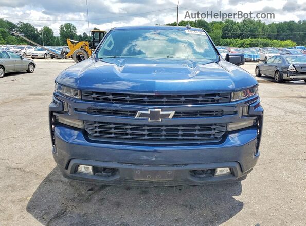 1GCUYEET2MZ264199 2021 CHEVROLET SILVERADO Blue უკანა ხედი