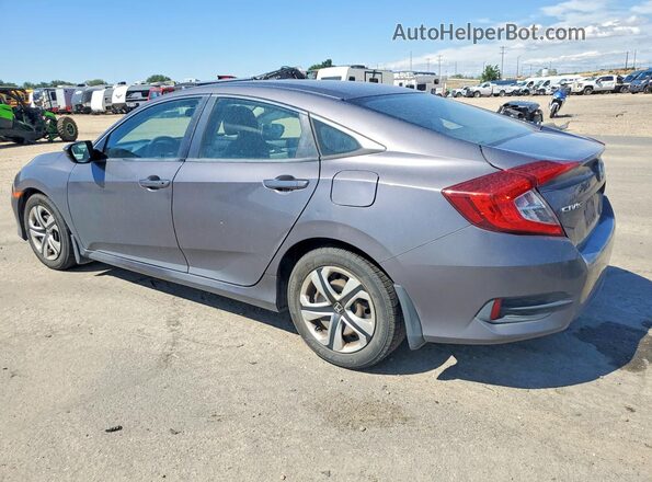 2HGFC2F56JH513008 2018 HONDA CIVIC Gray Trasero derecho